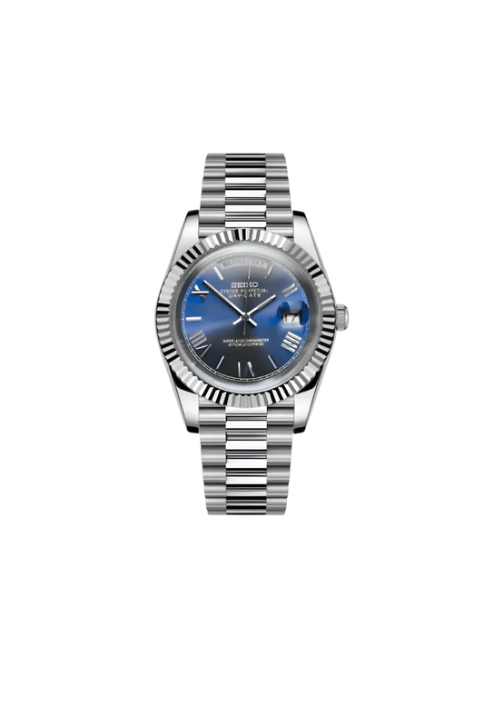 SeikoDayDate Blue Mod